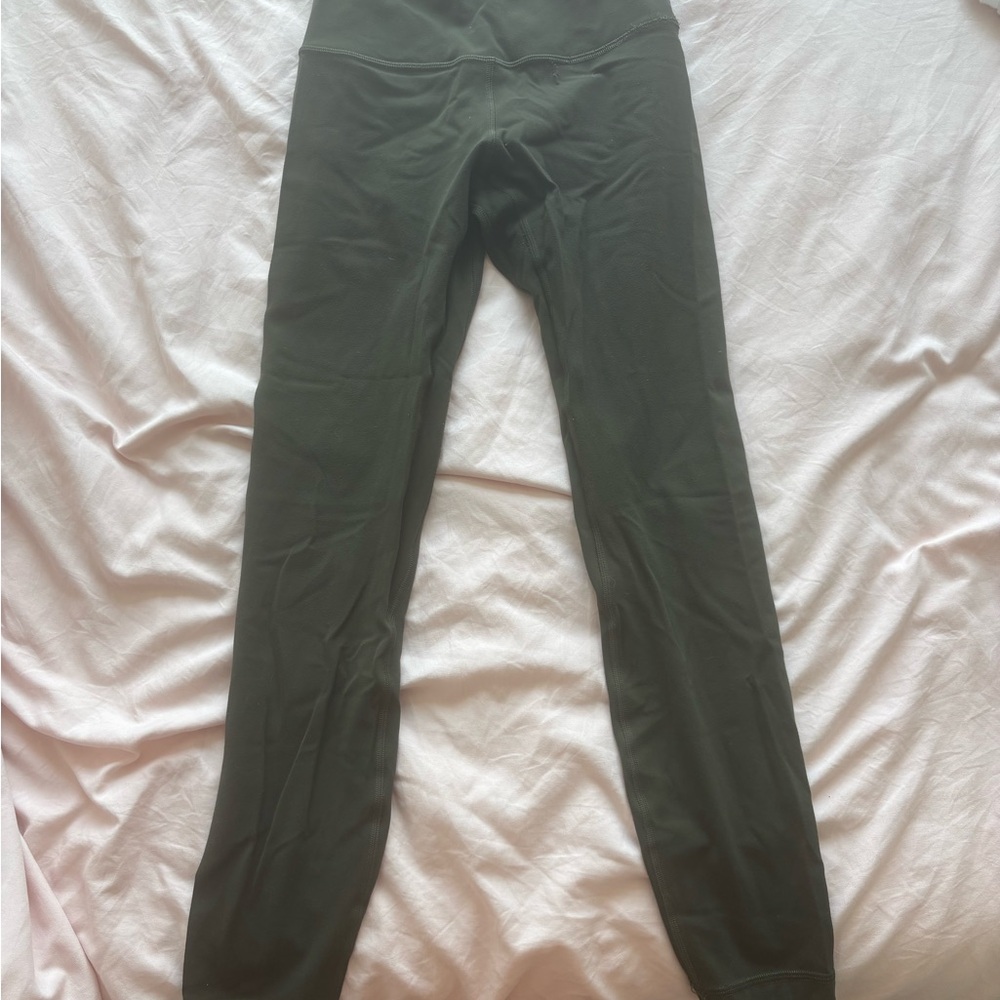Kids Olive Green Leggings